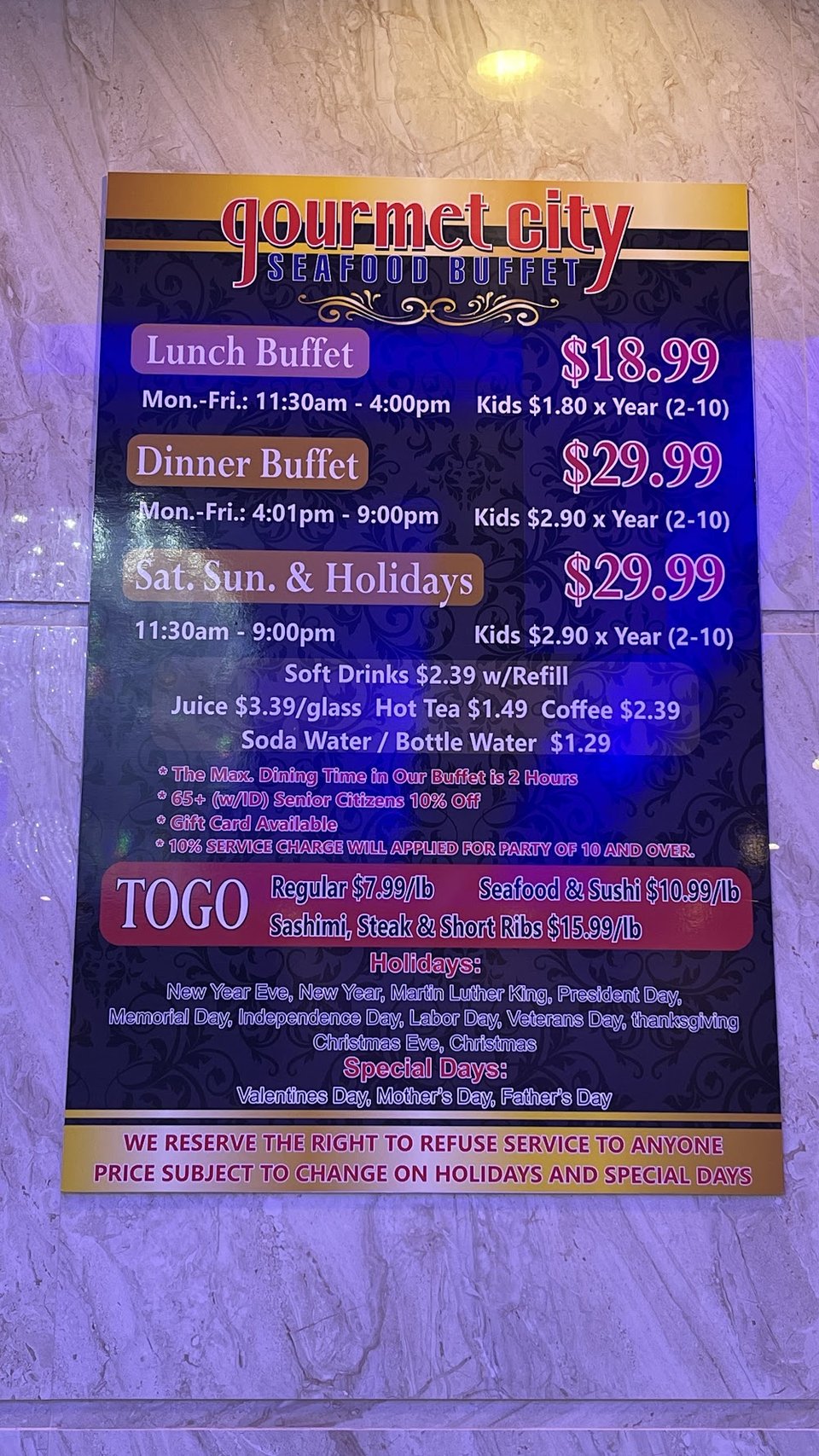 Mixed buffet plates with Chinese and Japanese dishes.